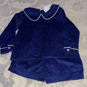 TRUE Precious blue corduroy 2 pc outfit size 3